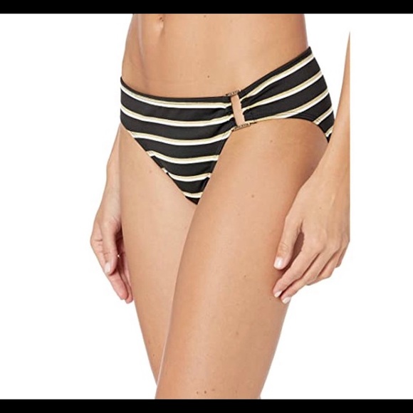 Lauren Ralph Lauren Metallic-Stripe Ring Hipster - Picture 5 of 10